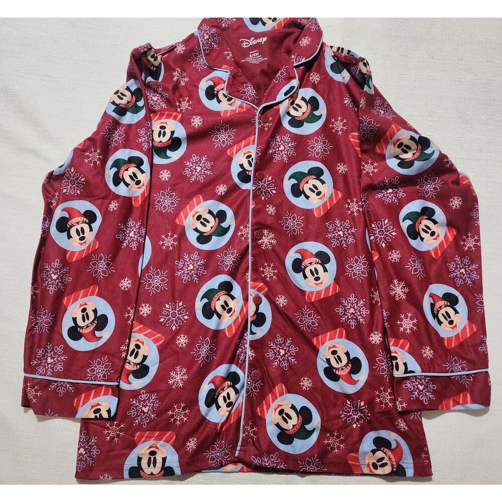 Disney Mickey mouse and Minnie Christmas Pajamas set women's small